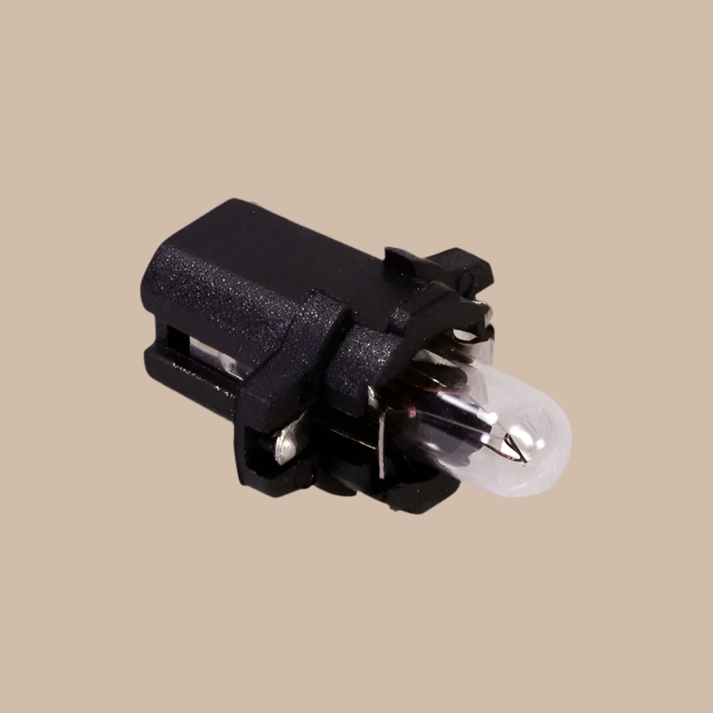 Dashboard Bulb & Holder with Black Base: T25 (1980-1991), Type 3 (1970-1973), Golf Mk1 (1975-1983)