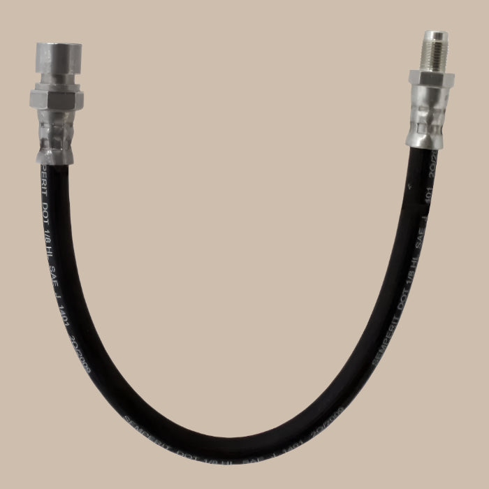 Brake Hose, Disc Brakes, 355mm, Front: Beetle (1967-1979), Karmann Ghia (1967-1974), Type 3 (1967-1973)