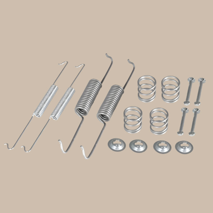 Brake shoes mounting kit, front