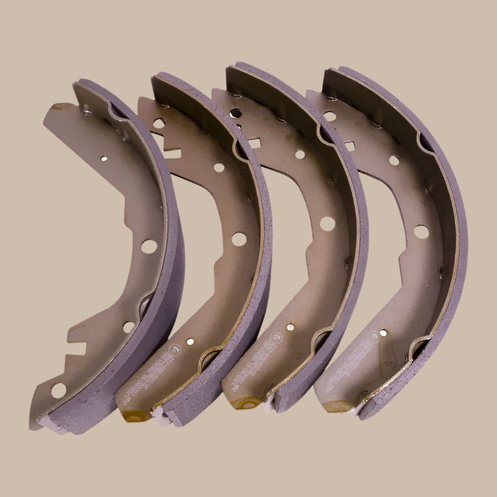 Brake Shoe Set, 55mm, Rear: T2 Bay (1973-1979), Brazil Kombi (1997-2014), Baywindow USA (1973-1979)