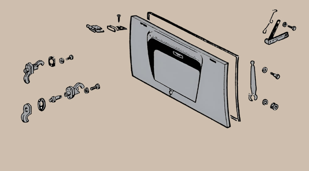 Church Key Stainless Steel P Shape: T2 Split Bus (1955-1964)