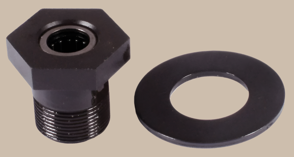 Crankshaft Gland Nut & Washer Chromoly 38mm: Beetle (1960-1979), T2 Bay (1968-1979), T2 Split Bus (1960-1967)