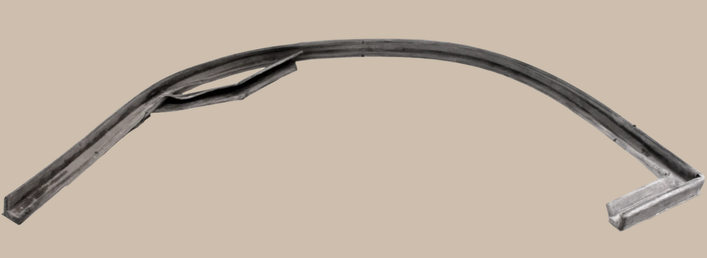 Door Hinge Pillar Weather Strip Left: Karmann Ghia (1960-1974)