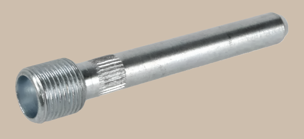 Door Hinge Pin with Mirror Thread Oversize: Beetle (1950-1967)