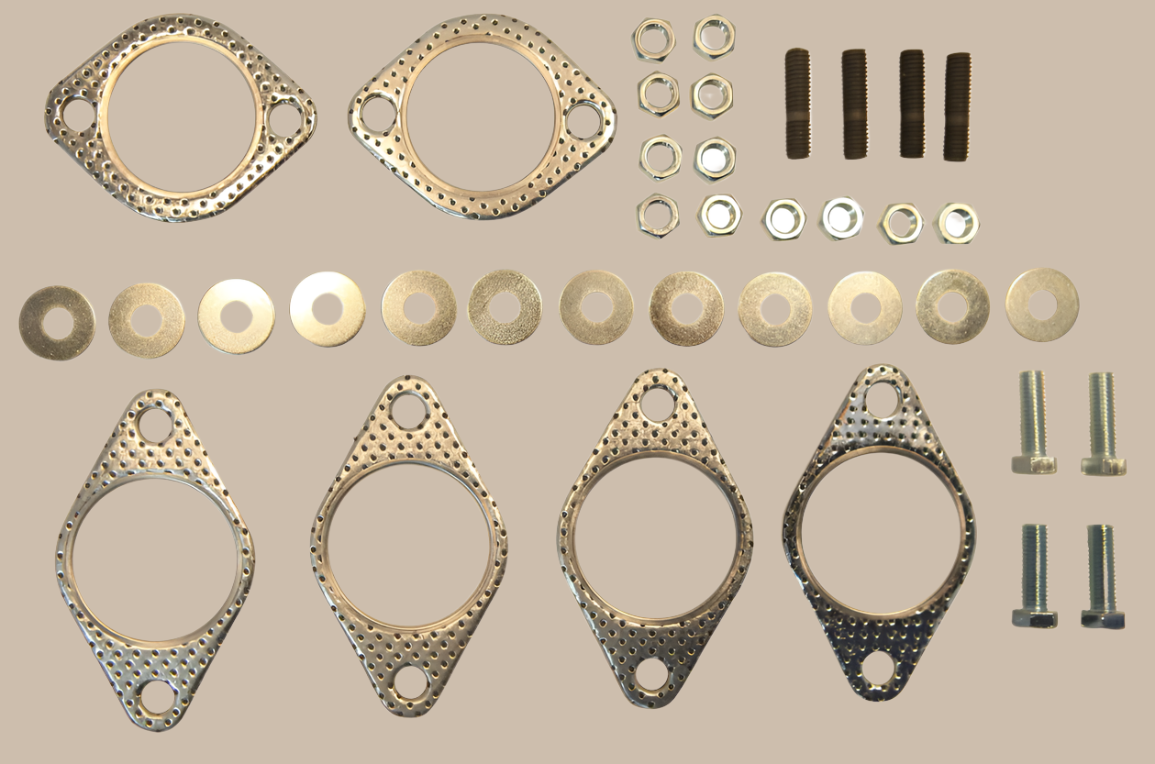 Fitting Kit for Vintage Speed Heater Style Exhaust Systems: Beetle (1950-1979), T2 Bay (1968-1979), T2 Split Bus (1950-1967)