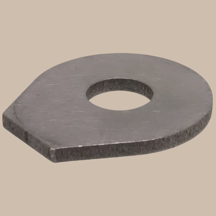 Front Axle Beam Lock Plate Stainless Steel: T2 Split Bus (1955-1967)