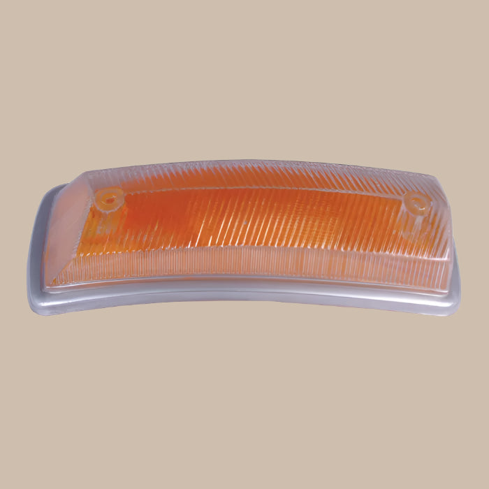 Orange indicator lens with OEM marking & Chrome trim - Right