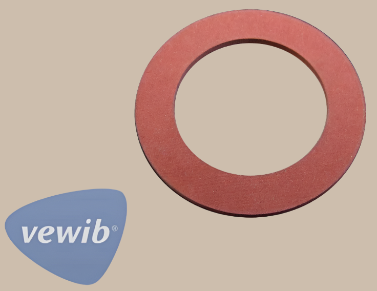 Sealing Ring for Fuel Filler Cap 70mm: T2 Bay (1968-1971), Vulcanized Fibre, VEWIB
