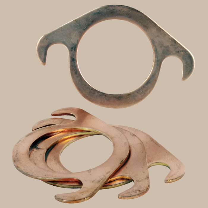 Gasket, exhaust copper, 1 5/8'' x4 slip in style: Beetle (1960-1979), T2 Bay (1968-1979), T2 Split Bus (1960-1967)