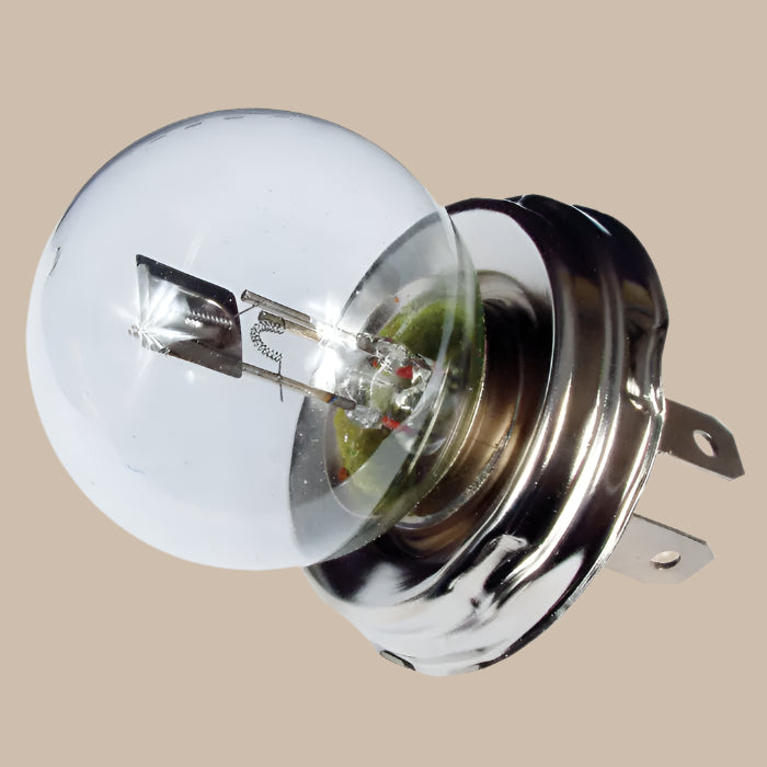 Headlight bulb 410 6v 45/40W, P45T Fitment: Beetle (1960-1967), T2 Split Bus (1960-1967), Karmann Ghia (1960-1967)