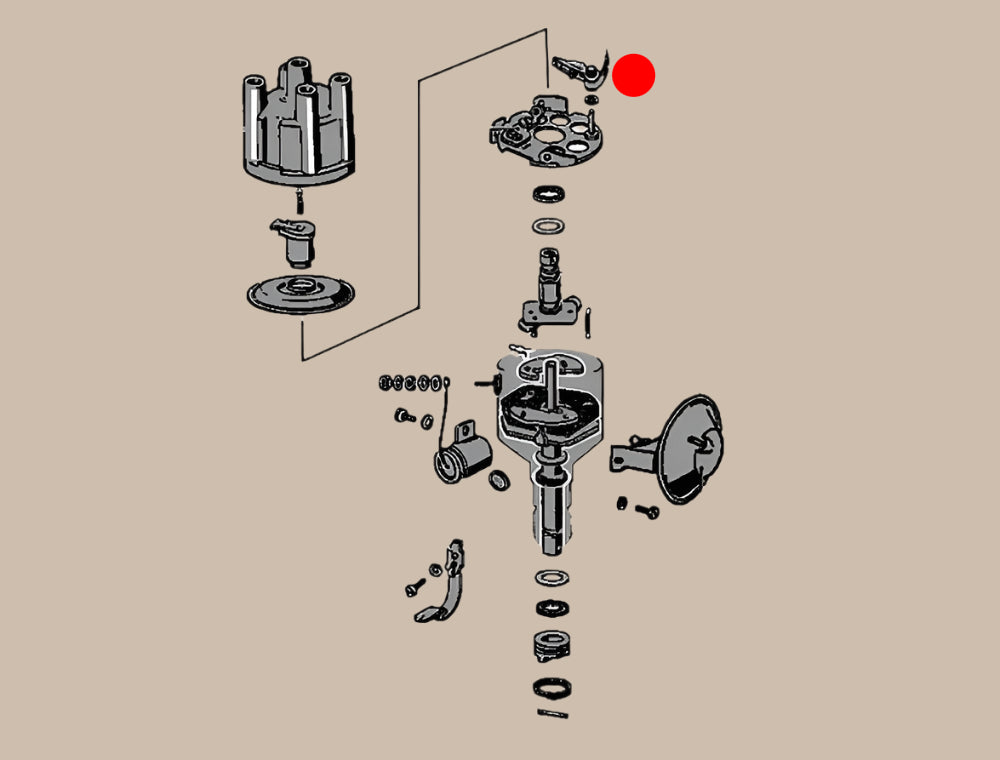 Aircooled VW Distributor diagram