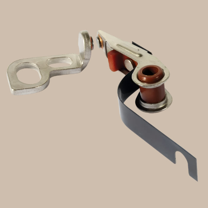 Ignition Points 25-30HP 010 and 050 Distributor without Vacuum Advance: Beetle (1950-1960), T2 Split Bus (1950-1960), Beetle Cabrio (1955-1960)