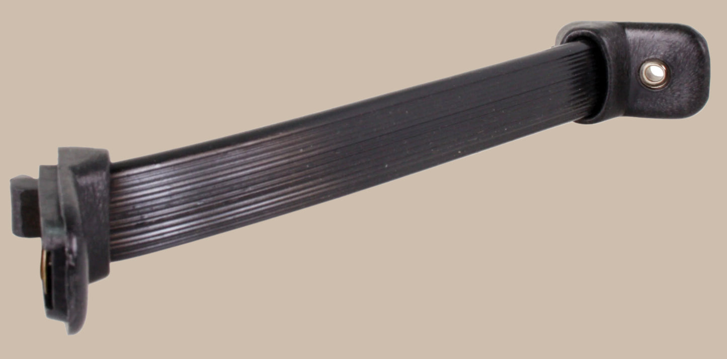 Interior Door Pull Handle, Black: T2 Bay (1968-1979)