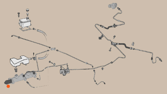 Rubber Boot for Brake Master Cylinder Pushrod: T2 Bay (1968-1979)