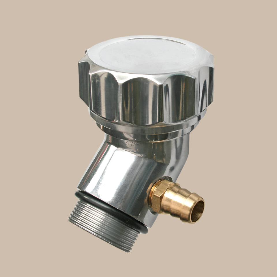 Vertical oil filler aluminium / billet cap
