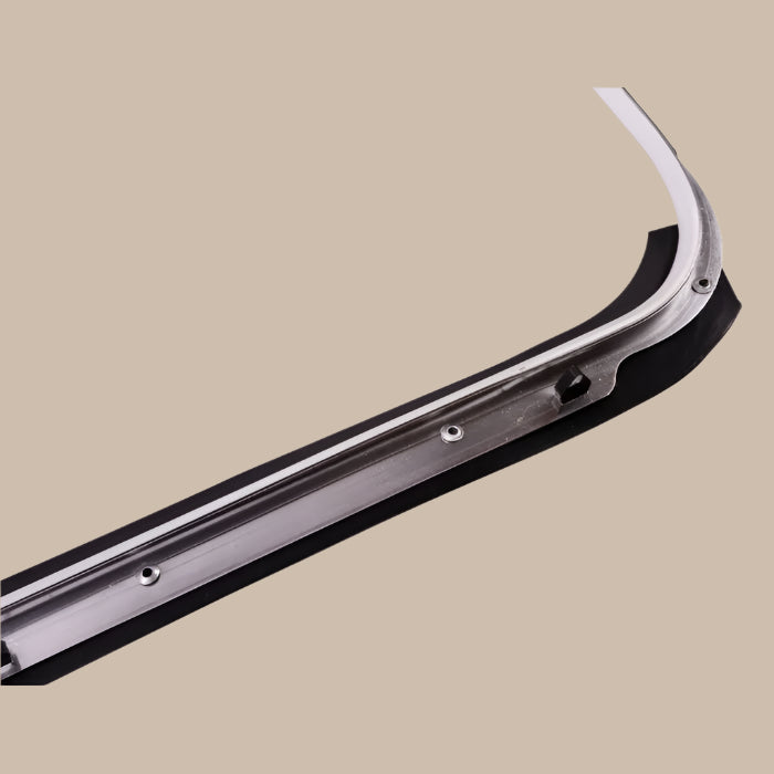 Window Scraper, Aluminium Trim, Outer, Left: T2 Bay (1968-1979), Brazil Kombi (1997-2014)