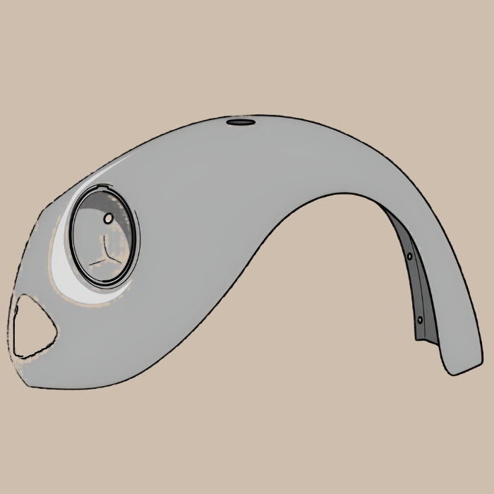 Wing Front Left US Spec 1303 and 1303 Euro Spec 73-74: Beetle (1973-1979), Beetle Cabrio (1973-1979)