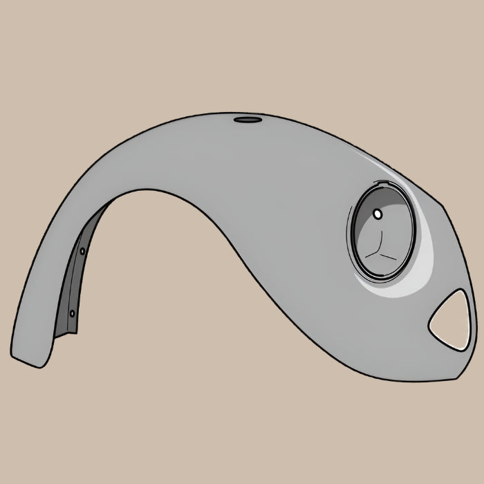 Wing Front Right US Spec 1303 and 1303 Euro Spec 73-74: Beetle (1973-1979), Beetle Cabrio (1973-1979)