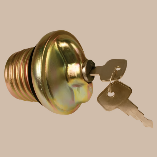 Fuel Filler Cap Locking with 2 Keys: Beetle (1972-1979), Karmann Ghia (1972-1974), Type 3 (1972-1973)