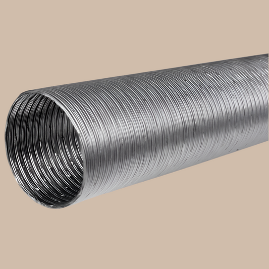 Heater Hose, Aluminium Corrugated, 500x50mm: Beetle (1961-1979), T2 Bay (1968-1979), T25 (1980-1992)