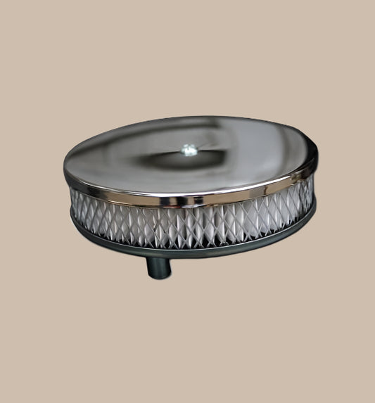 Air Filter Chrome/Paper Pancake Style: Beetle (1960-1979), T2 Bay (1968-1979), T2 Split Bus (1960-1967)
