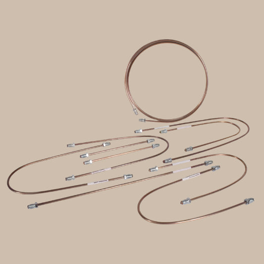 Brake Pipe Set, Copper Nickel, 10 Piece: T2 Bay (1971-1979)
