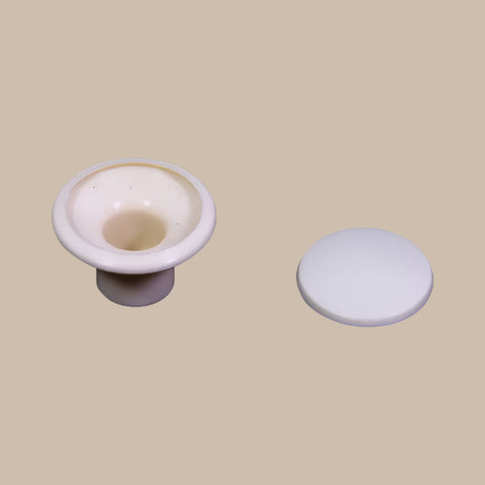 Interior Coat Hook, Ivory Coloured: T2 Bay (1968-1979), T25 (1980-1992), T2 Split Bus (1964-1967)