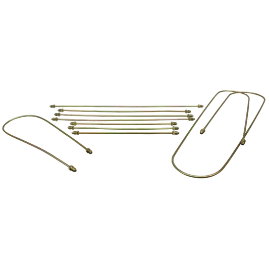 Steel Brake Pipe Set for Disc Brakes 1302/3: Beetle (1970-1979), Beetle Cabrio (1970-1979)