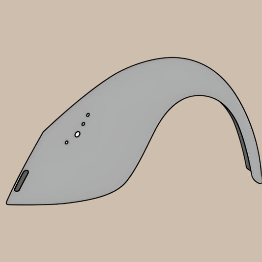 Wing Rear Right 1200cc Zinc Galvanised: Beetle (1961-1973), Beetle Cabrio (1961-1967)